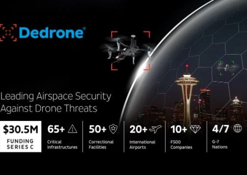 美國Dedrone公司獲3000萬美元投資，加速無人機檢測技術開發